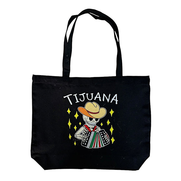 Black Tijuana Tote Bag