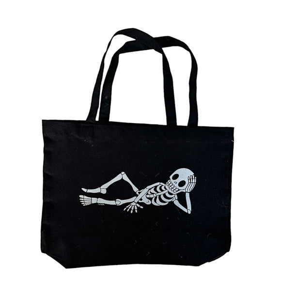 Black Chilling Tote Bag