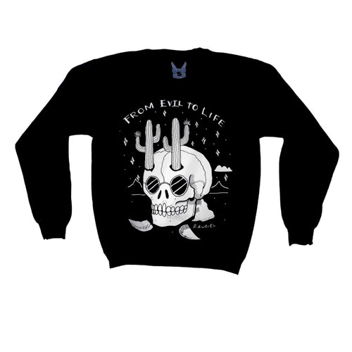 RAUDIEL From Evil to Life Crewneck