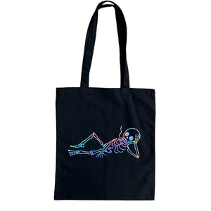 Just Chilling Holographic Tote Bag