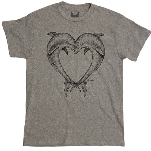 RAUDIEL Dolphin Love T-shirt